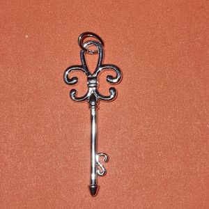 925 sterling silver key pendant